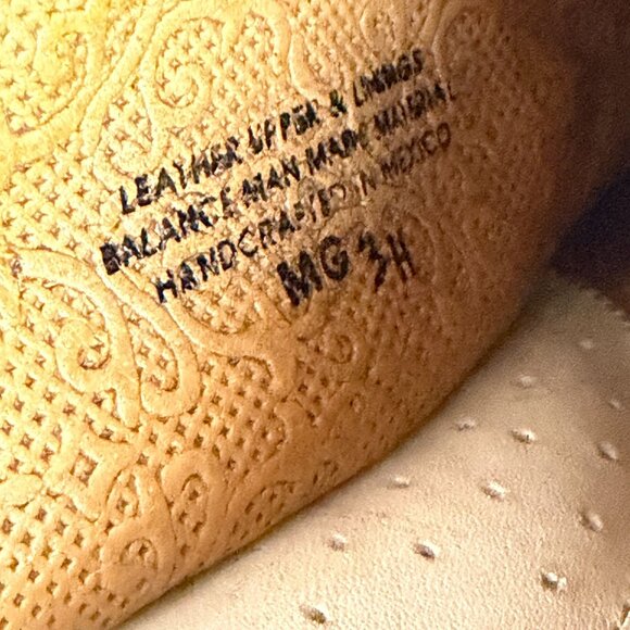 Born Aztec Wool Leather Mules Womens 7 Green Gray Cream Slip On Casual Comfort - Picture 8 of 11